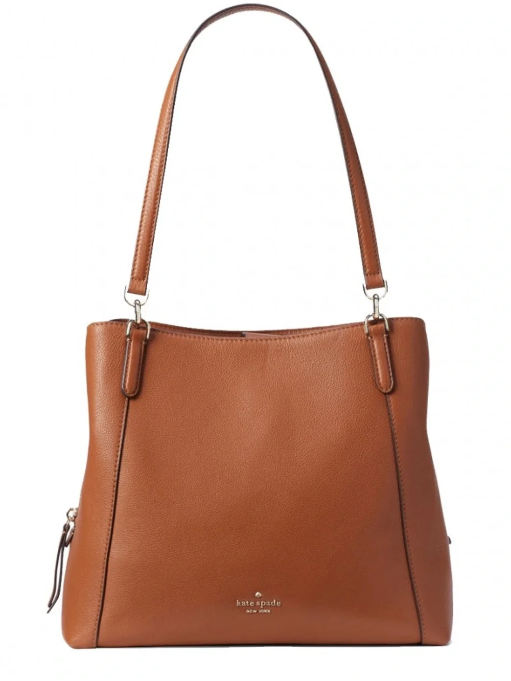Kate Spade Outlet Jackson Medium Triple Compartment Shoulder Bag in Gingerbread